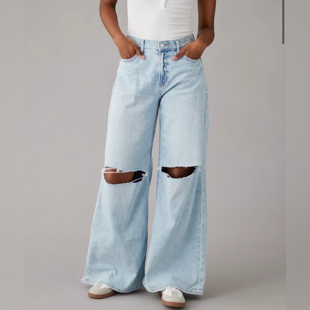 American Eagle Outfitters Blue Flare Jeans